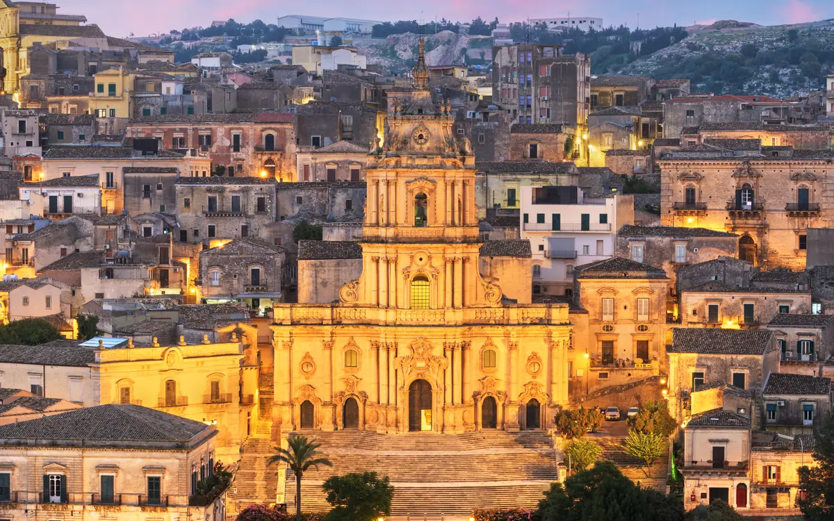 Dettaglio della Cattedrale di San Giorgio a Modica